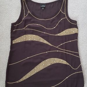 Worthington Brown Blouse/Tank
